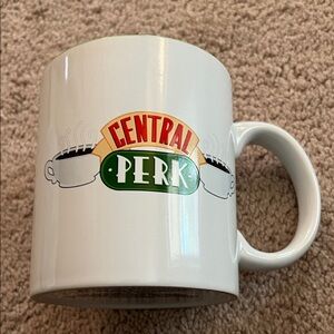 FRIENDS Central Perk White Ceramic Coffee Mug with Color Logo